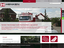 Tablet Screenshot of henken.nl